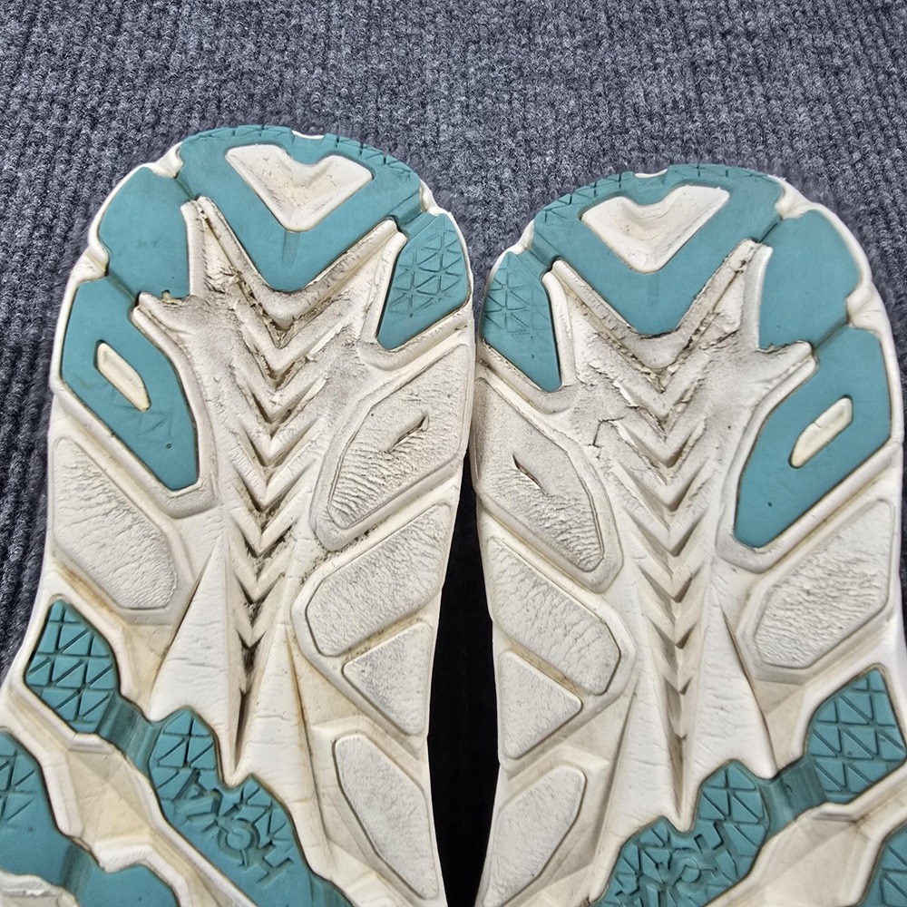 Hoka Clifton 8 Shoes Womens Size 8 B‎ Teal Orange Running Athletic Sneakers AEBL - Picture 10 of 15